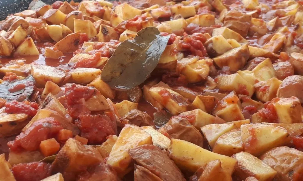Patatas Bravas freshly cooked by Your Paella