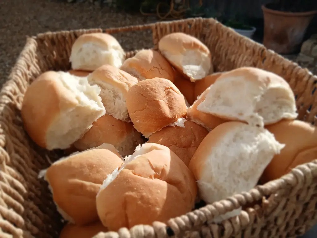 Fresh bread rolls to accompany fresh paella by your paella
